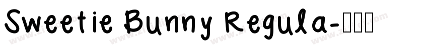 Sweetie Bunny Regula字体转换